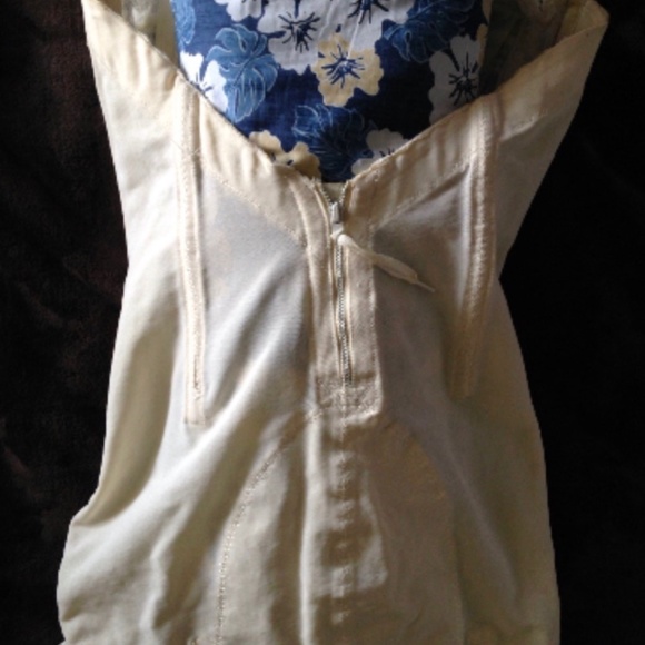 Corde de Paris Open Btm French Lace Girdle Corset. Vintage full length Girdle. - Picture 6 of 13